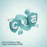 A digital shield icon overlaying a cryptocurrency exchange interface, symbolizing security features for choosing a safe crypt