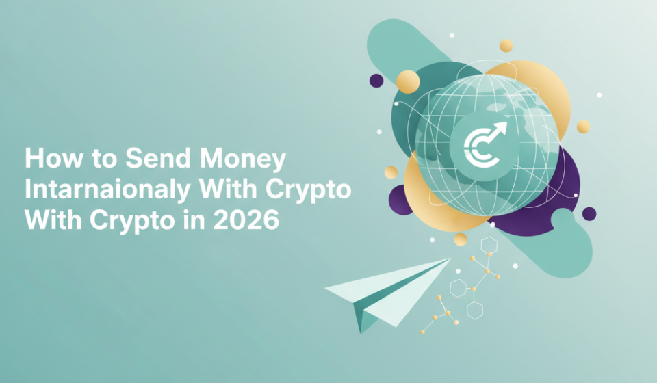 crypto international transfers illustration for How to Send Money Internationally With Crypto in 2026