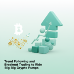 Crypto price chart showing a breakout above resistance with a strong upward trend, green candlesticks, and volume surge.