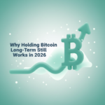 Line graph showing Bitcoin's long-term price growth through 2026, illustrating the benefits of holding Bitcoin long-term.